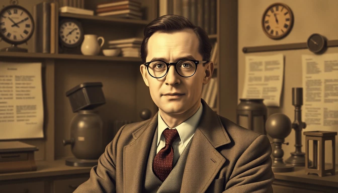 Historical portrait of psychologist J. Ridley Stroop who created the test in 1935